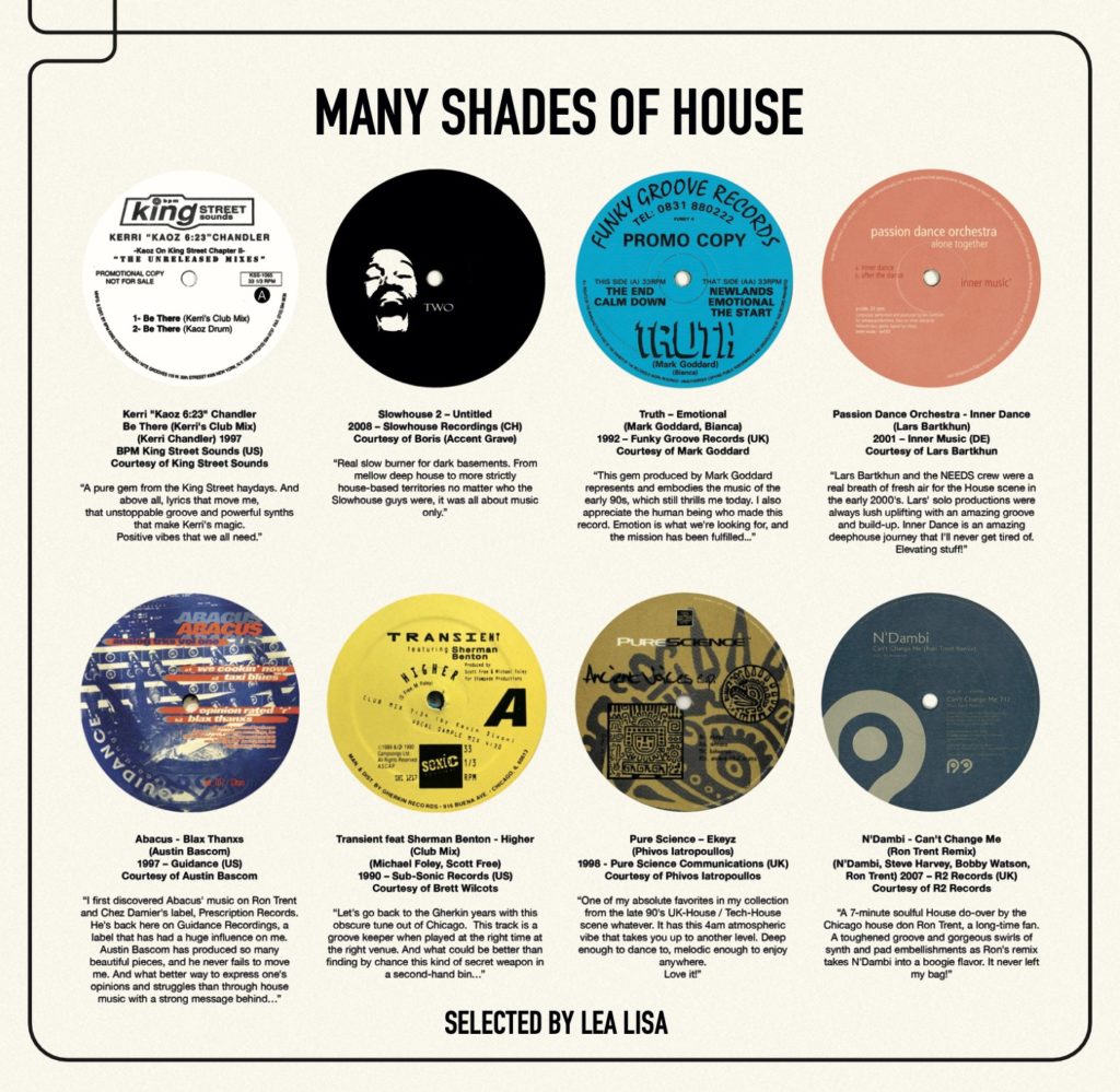 Many Shades Of House (Selected by LEA LISA)