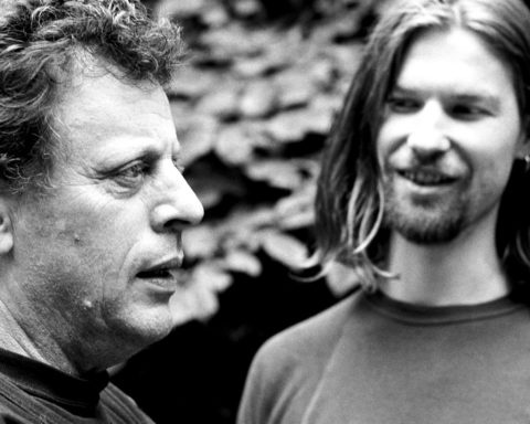 Photo Philip Glass & Aphex Twin