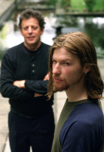 Photo Philip Glass & Aphex Twin