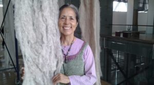 Photo Cecilia Vicuña (1948)